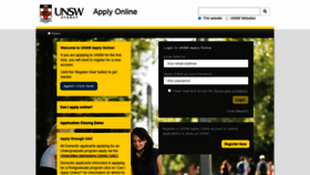 What Applyonline.unsw.edu.au website looked like in 2021 (3 years ago)
