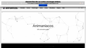 What Animaniacos.com website looked like in 2021 (3 years ago)