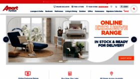 What Amartfurniture.com.au website looked like in 2021 (3 years ago)