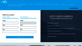 What Autoturistica.com website looked like in 2021 (3 years ago)
