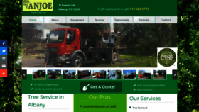 What Anjoetreeservice.com website looked like in 2021 (3 years ago)