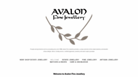 What Avalonfinejewellery.com website looked like in 2021 (3 years ago)