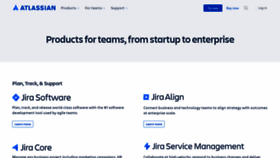 What Atlassian.net website looked like in 2021 (3 years ago)