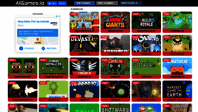 What Allgames.io website looked like in 2021 (3 years ago)