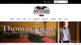 What Antiquesandthearts.com website looked like in 2021 (3 years ago)