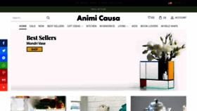What Animicausa.com website looked like in 2021 (3 years ago)