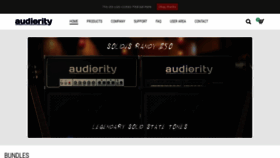 What Audiority.com website looked like in 2021 (3 years ago)