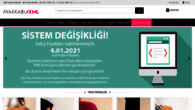 What Ayakkabixml.com website looked like in 2021 (3 years ago)