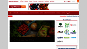 What Agrimaroc.ma website looked like in 2021 (3 years ago)