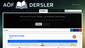 What Aofdersler.com website looked like in 2021 (3 years ago)