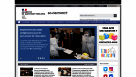 What Ac-clermont.fr website looked like in 2021 (3 years ago)