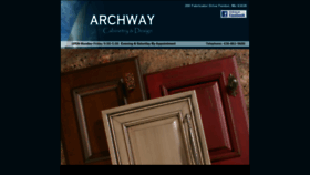What Archwaycabinetry.com website looked like in 2021 (3 years ago)