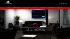 What Asgihomes.com website looked like in 2021 (3 years ago)