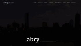 What Abry.com website looked like in 2021 (3 years ago)