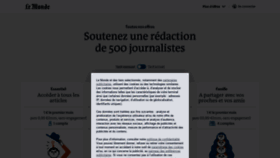 What Abo.lemonde.fr website looked like in 2021 (3 years ago)