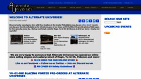 What Alternateu.com website looked like in 2021 (3 years ago)