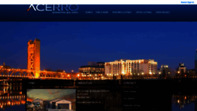 What Acerro.com website looked like in 2021 (3 years ago)