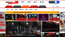 What Akhisarpress.com website looked like in 2021 (3 years ago)
