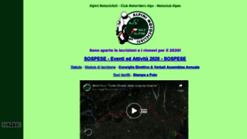 What Alpinimotociclisti.it website looked like in 2021 (3 years ago)