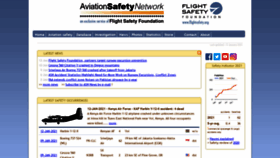 What Aviation-safety.net website looked like in 2021 (3 years ago)