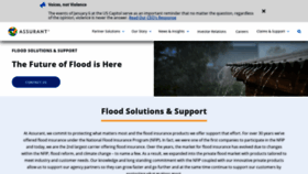 What Assurantfloodsolutions.com website looked like in 2021 (3 years ago)