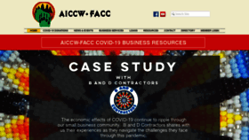 What Aiccw-facc.org website looked like in 2021 (5 years ago)