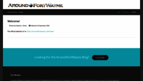 What Aroundfortwayne.com website looked like in 2021 (3 years ago)