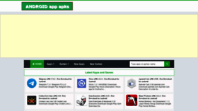 What Androidappapks.com website looked like in 2021 (3 years ago)