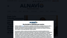 What Alnavio.es website looked like in 2021 (3 years ago)