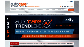 What Autocare.org website looked like in 2021 (3 years ago)