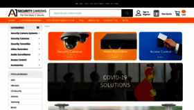 What A1securitycameras.com website looked like in 2021 (3 years ago)