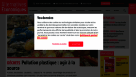 What Alternatives-economiques.fr website looked like in 2021 (3 years ago)