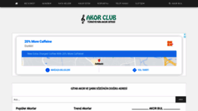 What Akor.club website looked like in 2021 (3 years ago)