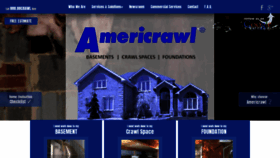 What Americrawl.com website looked like in 2021 (3 years ago)