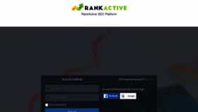What App.rankactive.com website looked like in 2021 (3 years ago)