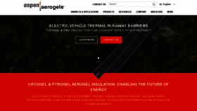 What Aerogel.com website looked like in 2021 (3 years ago)