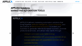 What Applica-solutions.com website looked like in 2021 (3 years ago)
