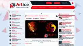 What Artice.ru website looked like in 2021 (3 years ago)