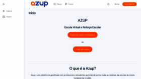 What Azup.com.br website looked like in 2021 (3 years ago)