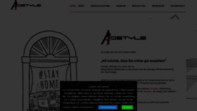 What Adstyle.com website looked like in 2021 (3 years ago)