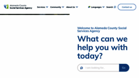 What Alamedasocialservices.org website looked like in 2021 (3 years ago)