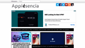 What Applesencia.com website looked like in 2021 (3 years ago)