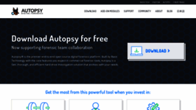 What Autopsy.com website looked like in 2021 (3 years ago)