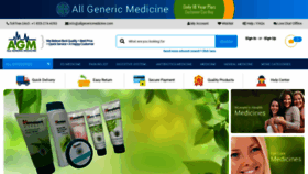 What Allgenericmedicine.com website looked like in 2021 (3 years ago)