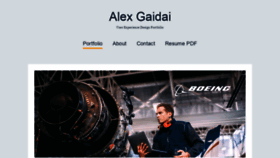 What Alexgaidai.com website looked like in 2021 (3 years ago)