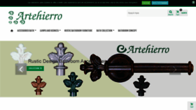 What Artehierro.com website looked like in 2021 (3 years ago)