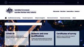 What Amsa.gov.au website looked like in 2021 (3 years ago)
