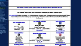 What A2zwordfinder.com website looked like in 2021 (3 years ago)