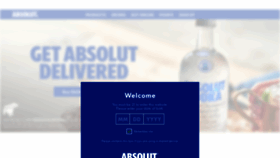 What Absolut.com website looked like in 2021 (3 years ago)