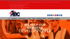 What Abc.org website looked like in 2021 (4 years ago)